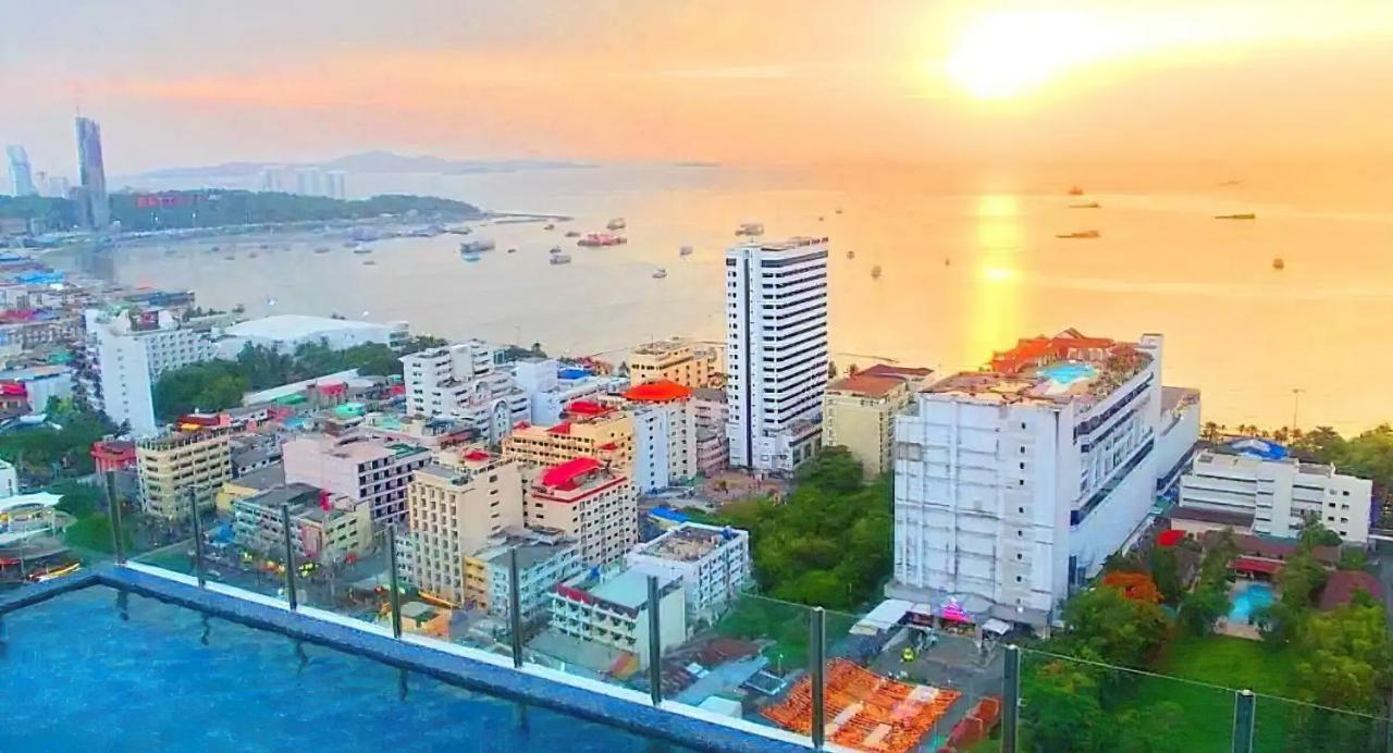 Central Pattaya - Infinity Pool Condo Pattaya View Dış mekan fotoğraf